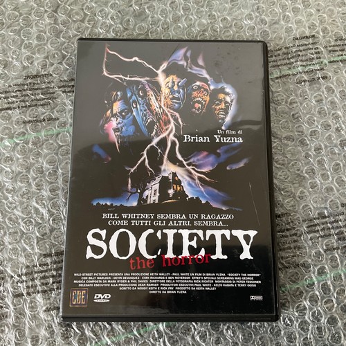 Society the horror dvd - horror, ita
