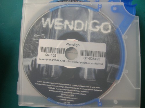 Dvd boitier slim wendigo - boitier,